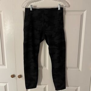 Lululemom Black Camo Leggings